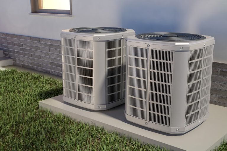 air heat pumps and house 3D min