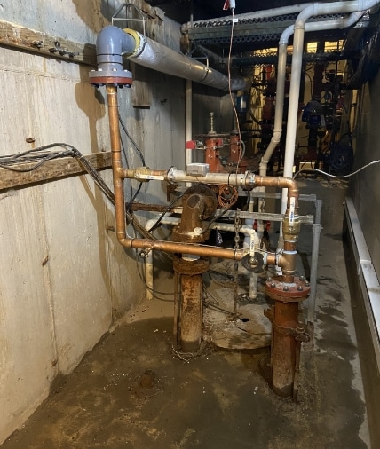 Interior Plumbing Of Commercial Building